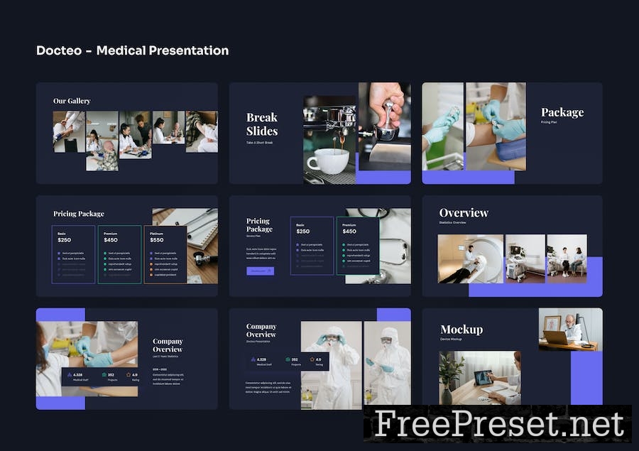 Docteo - Medical PowerPoint Presentation 7R5EHX3