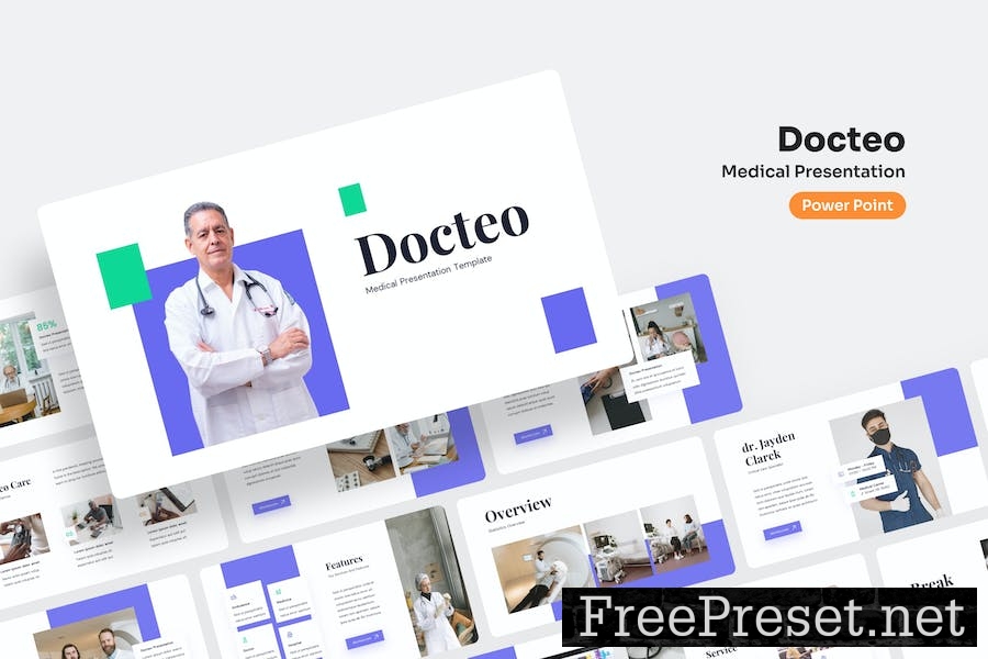 Docteo - Medical PowerPoint Presentation 7R5EHX3