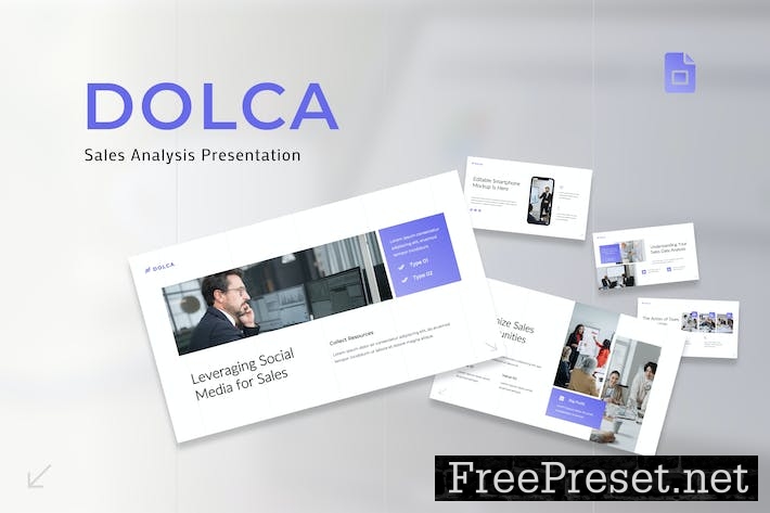 Dolca - Sales Analysis Presentation Google Slides