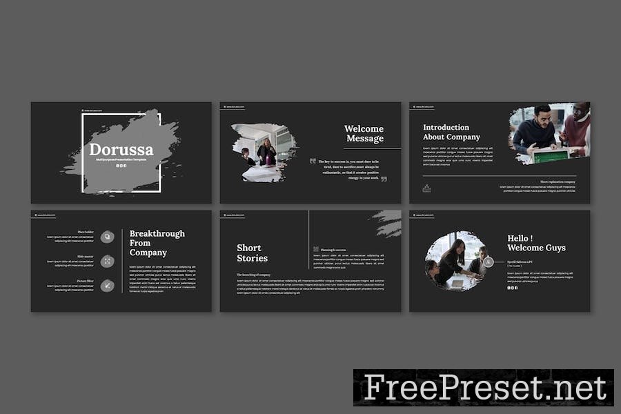 Dorussa - Multipurpose Google Slides Template NVEBQ23