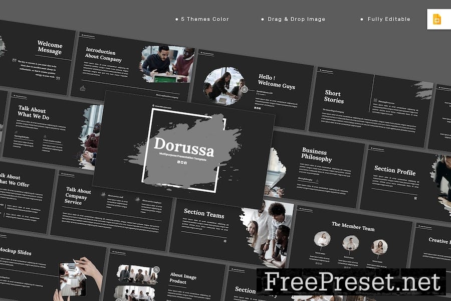 Dorussa - Multipurpose Google Slides Template NVEBQ23