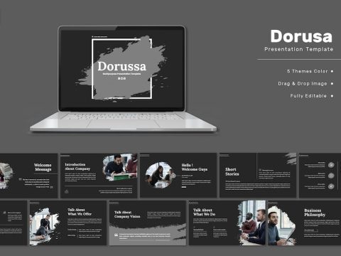 Dorussa - Multipurpose Powerpoint Template G3TKZT3