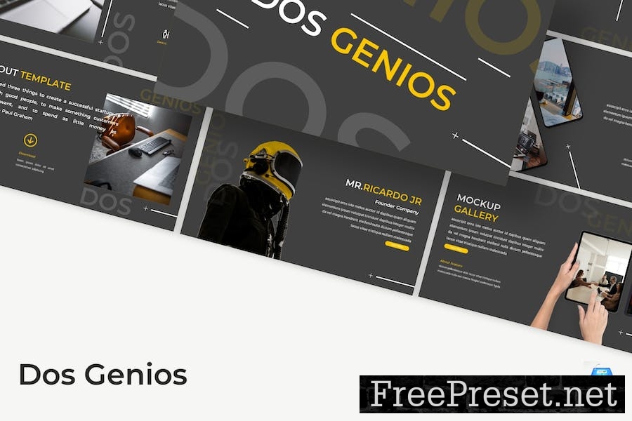 Dos Genios - Business Keynote Template 9H4LDQC