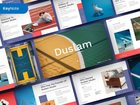 Duslam – Business Keynote Template AX7C5MB