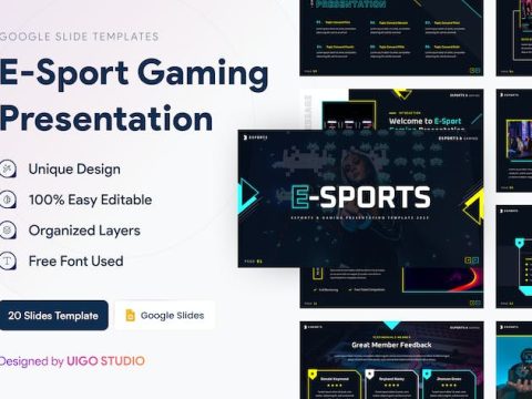 E-Sport Gaming Presentation Template 236U4M3