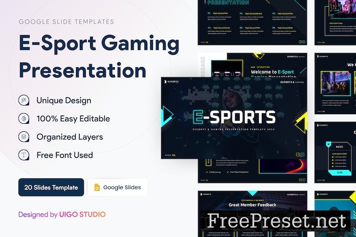 E-Sport Gaming Presentation Template 236U4M3