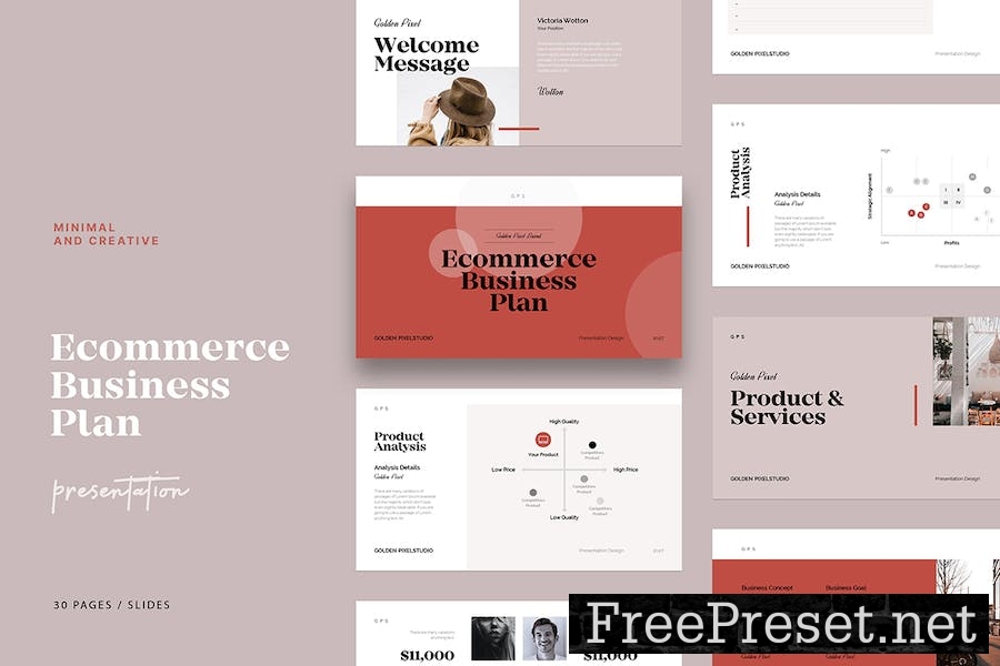 Ecommerce Business Plan Template 4WRE7F3