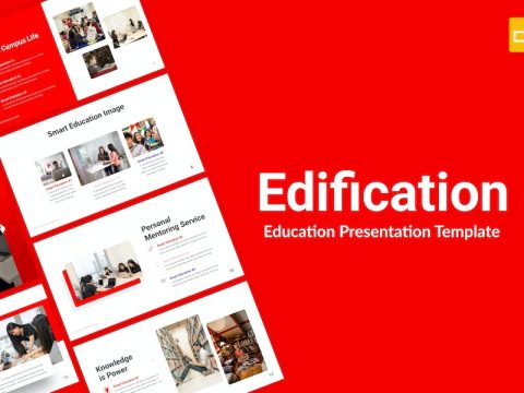 Edification Red Creative Education Google Slides T5MJR2X