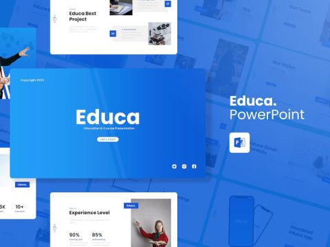 Educa - Education Presentation PowerPoint Template