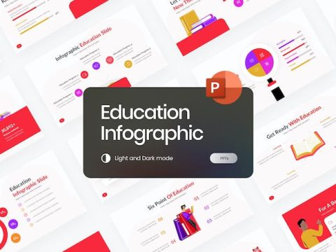 Education Infographic PowerPoint Template GBNJ4HD