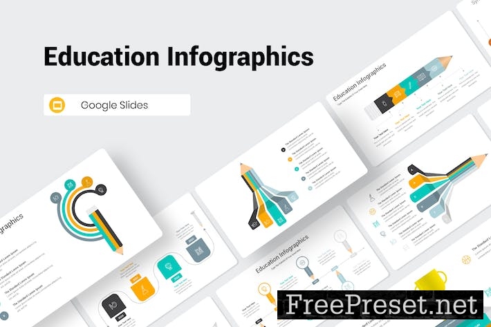 Education Infographics Google Slides Presentation M6FYF3Y