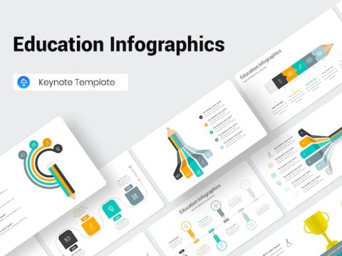 Education Infographics Keynote Template 5J4QCUB