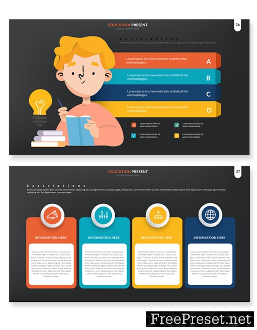 Education Powerpoint Template B5X6Z4Y