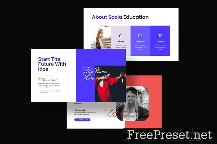 Education Presentation Template EMGR68W