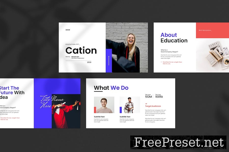 Education Presentation Template EMGR68W