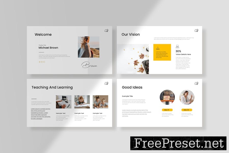 Education Presentation Template UEVQYV3