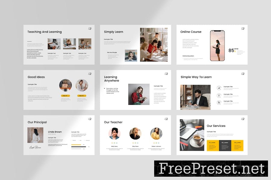 Education Presentation Template UEVQYV3