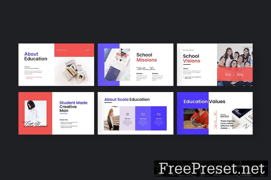 Education Presentation Template WEDFT62