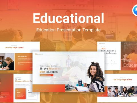 Educational Education Modern Keynote Template 7THBSJF