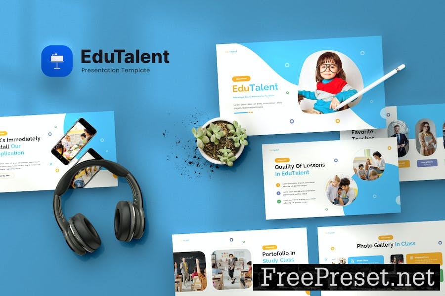 EduTalent - Children Education Keynote Template 7A2VHR4