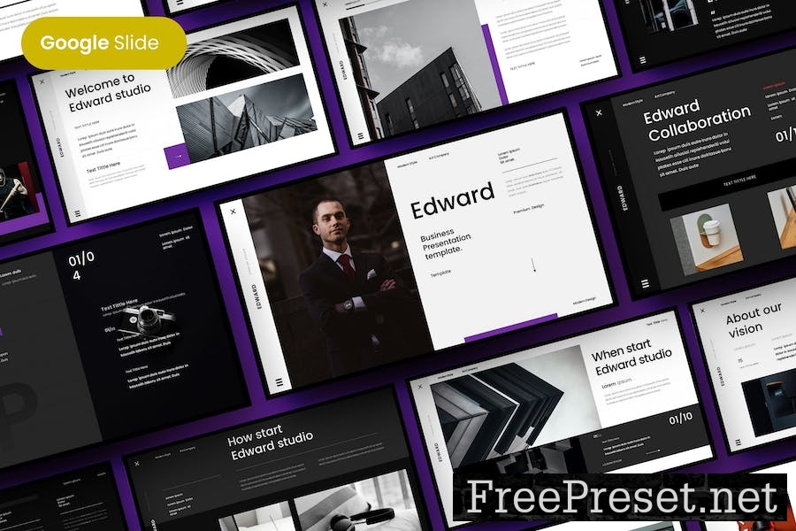 Edward - Business Google Slide Template