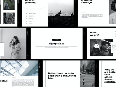 Eighty-Six Google Slides Template 74WUKU6