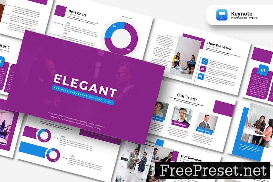 Elegant Business - Keynote Template ADNYKL8