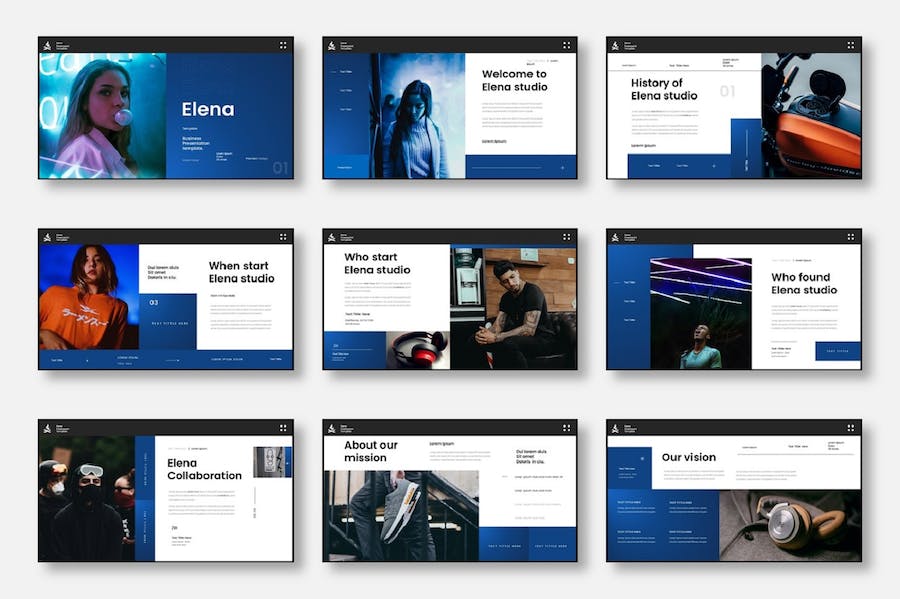 Elena - Business Google Slide Template MMBVQSQ