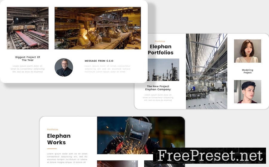 Elephan - Company Profile PowerPoint Template VAWES6L