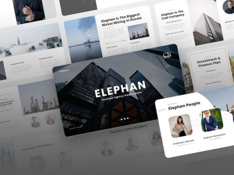 Elephan - Company Profile PowerPoint Template VAWES6L