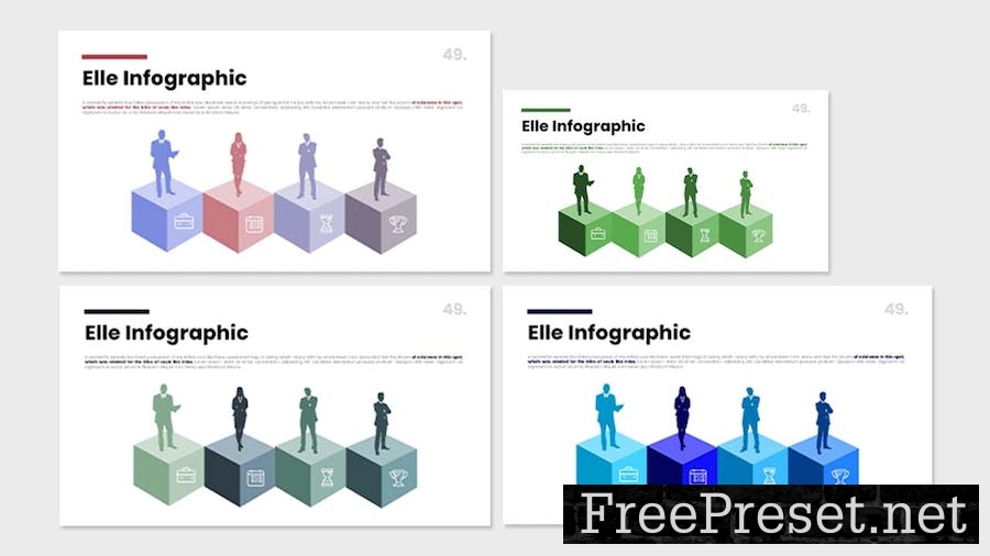 Elle Infographic - Presentation Keynote Template RAA3R3X