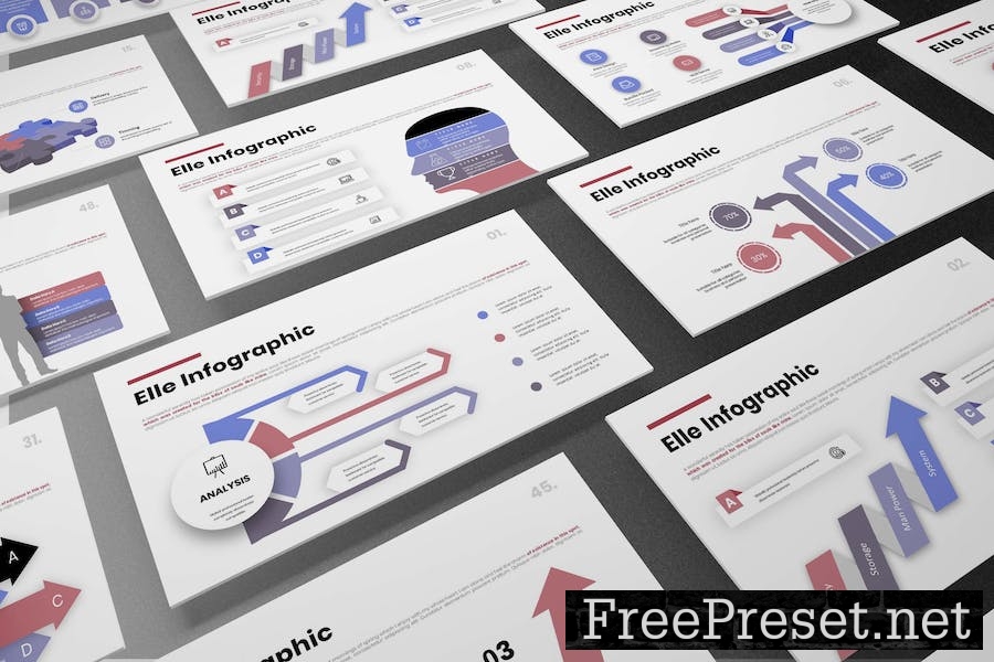 Elle Infographic - Presentation Keynote Template RAA3R3X