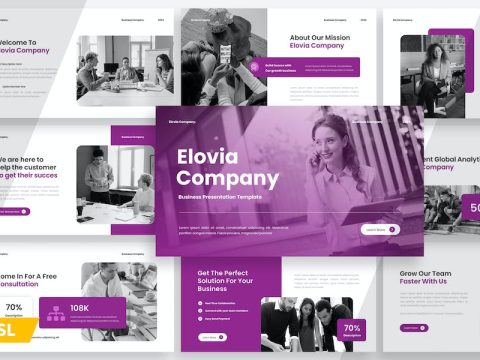 Elovia Company - Presentation Google Slide