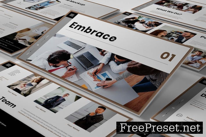 Embrace - Business Presentation Google Slide P4NAG6A