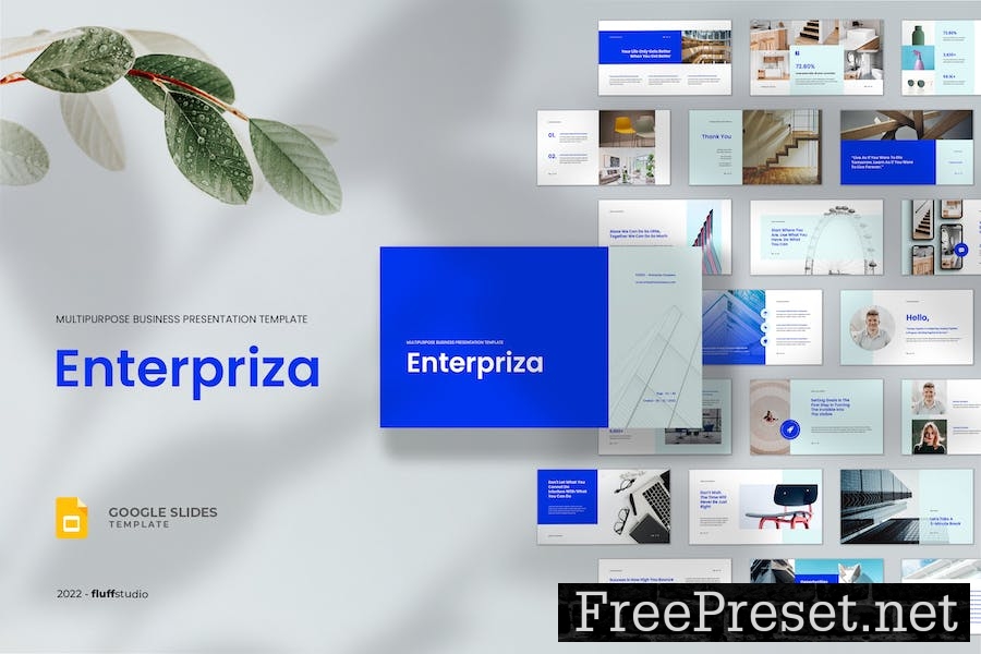 Enterpriza - Business Google Slides Template 2Z4UQXQ