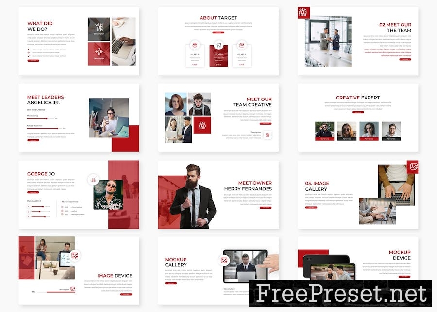 Entrance - Business Powerpoint Template XC4MKAG