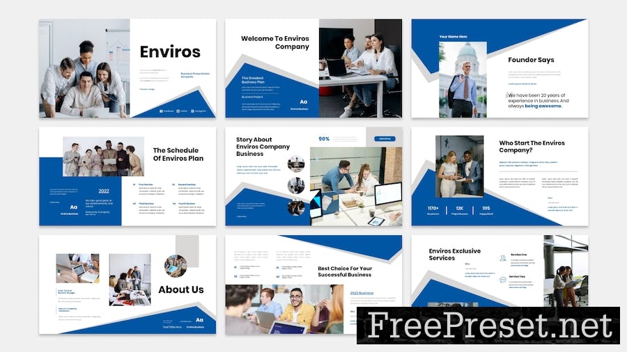 Enviros - Business Presentation Keynote Template