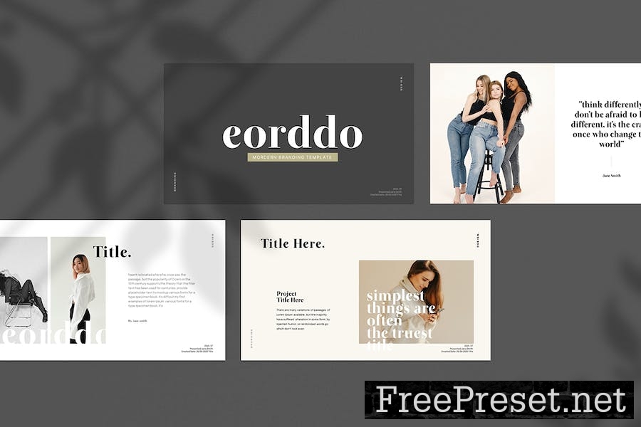 Eorddo | Lookbook Keynote Template 7A6U3K5