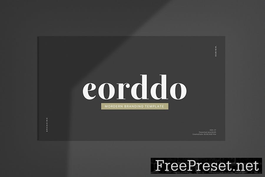 Eorddo | Lookbook Keynote Template 7A6U3K5