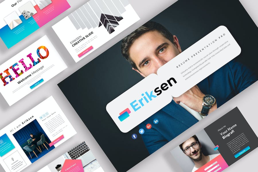 Eriksen Google Slides Template 57SP8MY