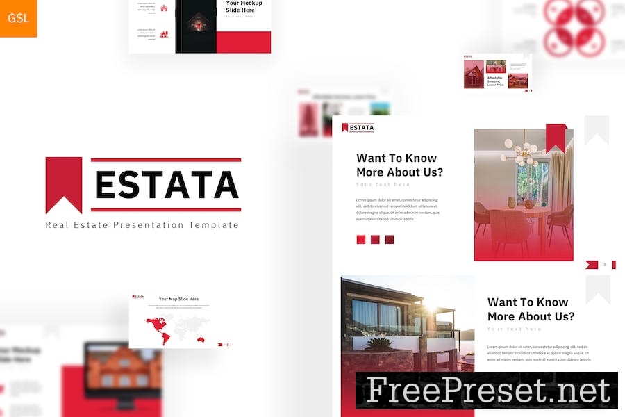 Estata - Google Slides Template VUTZDHY