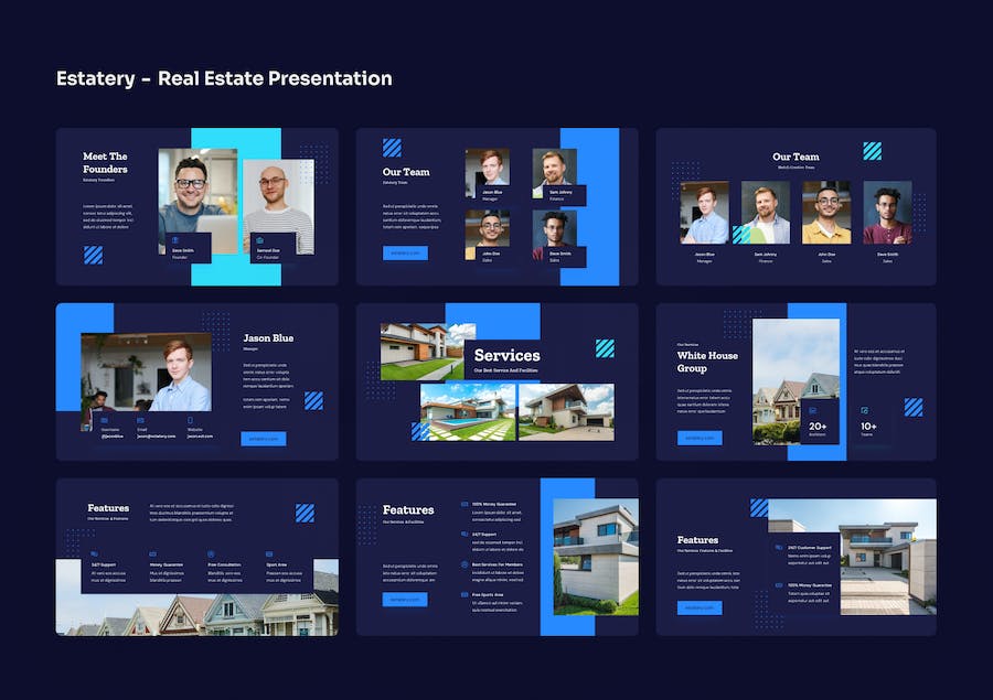 Estatery - Real Estate PowerPoint Presentation AJLXFMH