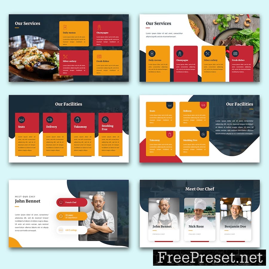 ETEN – Restaurant Food Keynote Template NTNRXCD