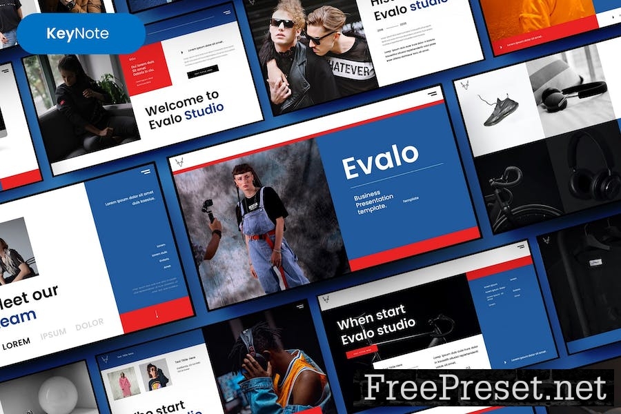 Evalo – Business Keynote Template HY3CZJQ