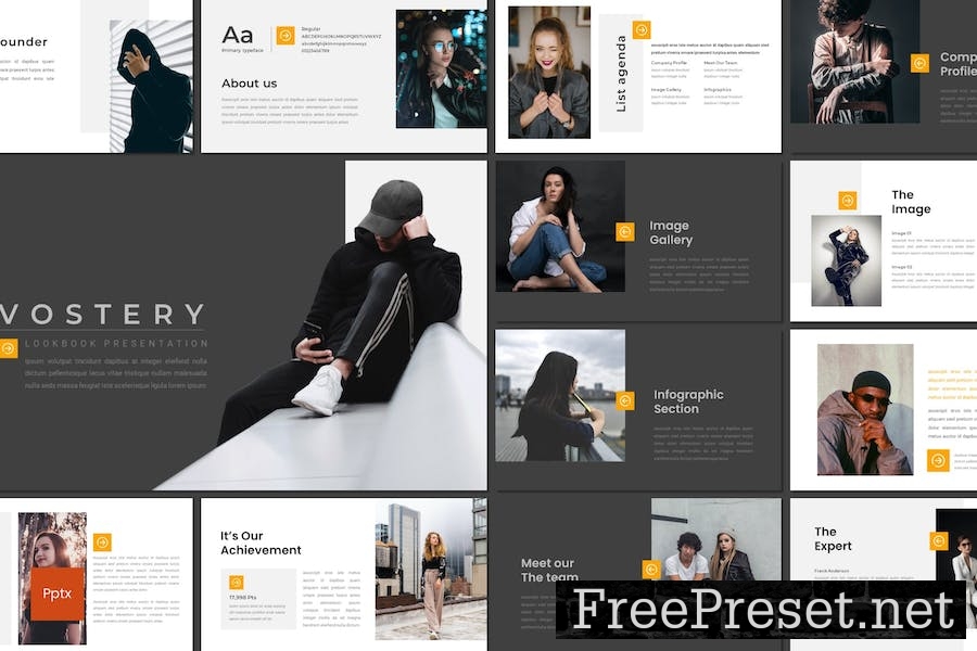 Evostery - Lookbook Powerpoint Template 7JZZT6Q