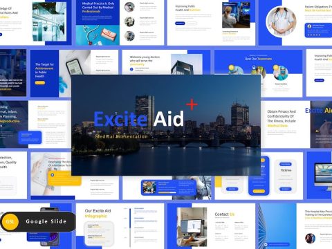 Excite Aid – Medical and Health Google Slide P4WLZDA