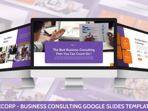 Excorp - Business Consulting Google Slide Template KNUD7ER