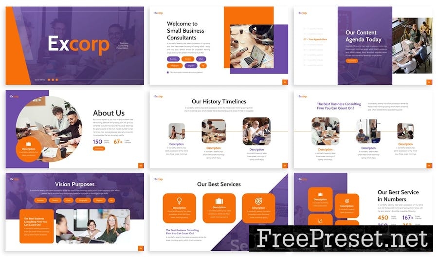 Excorp - Business Consulting Keynote Template 88N6EPE
