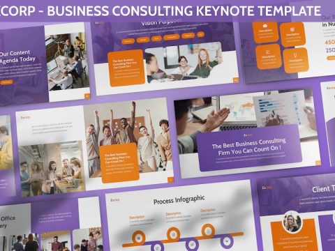 Excorp - Business Consulting Keynote Template 88N6EPE