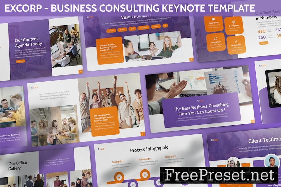 Excorp - Business Consulting Keynote Template 88N6EPE